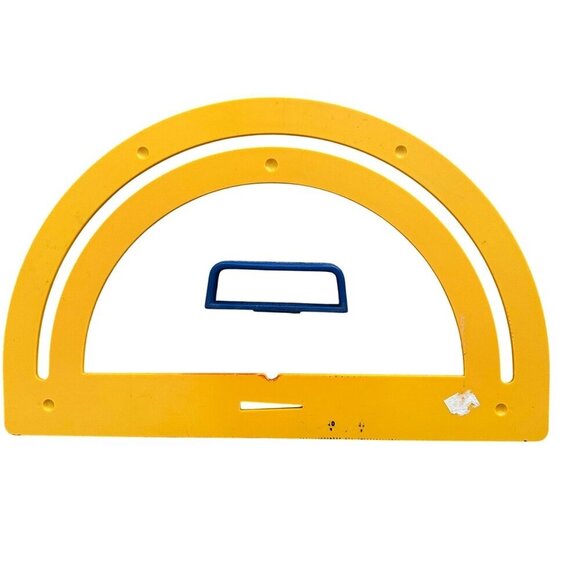 Learning Resources Safe T Protractor Triangle Big Ruler Geometry Tool Homeschool - Picture 8 of 15